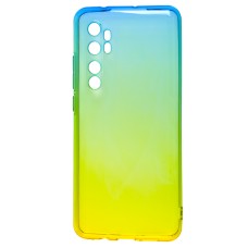 Чохол Xiaomi Mi Note 10 Lite Gradient Design жовто-зелений