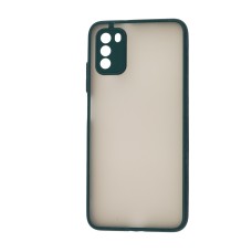 Чохол Xiaomi Poco M3 LikGus Totu camera protect оливковий