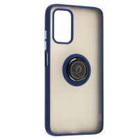 Чохол для Xiaomi Poco M3 / Redmi 9T LikGus Edging Ring синій