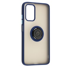 Чохол для Xiaomi Poco M3 / Redmi 9T LikGus Edging Ring синій