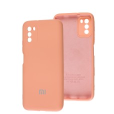Чохол для Xiaomi Poco M3 Full camera рожевий / peach