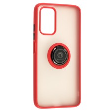 Чохол для Xiaomi Poco M3 / Redmi 9T LikGus Edging Ring червоний
