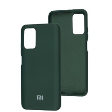 Чохол для Xiaomi Poco M3 Silicone Full зелений / dark green