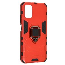 Чохол для Xiaomi Poco M3 / Redmi 9T Transformer Ring удароміцний з кільцем червоний