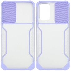 Чохол для Xiaomi Poco M3 Camshield matte ease сиреневий