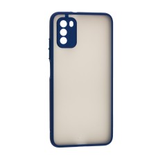 Чохол Xiaomi Poco M3 LikGus Totu camera protect синій