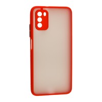 Чохол Xiaomi Poco M3 LikGus Totu camera protect червоний