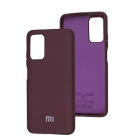 Чохол для Xiaomi Poco M3 Silicone Full бордовий / marsala