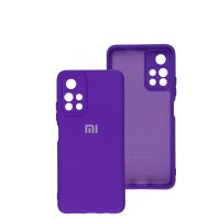 Чохол Xiaomi Poco M4 Pro 5G / Note 11S 5G Silicone Full camera фіолетовий