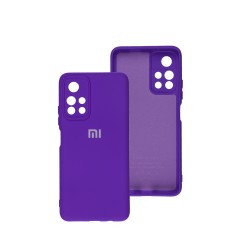 Чохол Xiaomi Poco M4 Pro 5G / Note 11S 5G Silicone Full camera фіолетовий