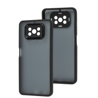 Чохол для Xiaomi Poco X3 Luxury Metal Lens чорний