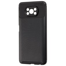 Чехол для Xiaomi Poco X3 Ultimate Carbon черный