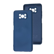 Чехол для Xiaomi Poco X3 Wave colorful blue