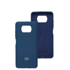 Чохол для Xiaomi Poco X3 Silicone Full синій