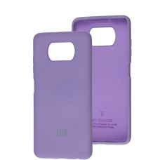 Чохол для Xiaomi Poco X3 Silicone Full фіолетовий / lilac