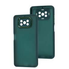 Чохол для Xiaomi Poco X3 Luxury Metal Lens зелений