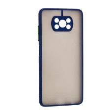 Чохол Xiaomi Poco X3 LikGus Totu camera protect синій