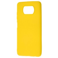 Чохол для Xiaomi Poco X3 Candy жовтий