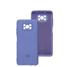 Чохол для Xiaomi Poco X3 Silicone Full camera бузковий / dasheen