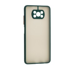 Чохол Xiaomi Poco X3 LikGus Totu camera protect оливковий
