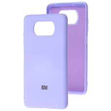 Чохол для Xiaomi Poco X3 Silicone Full бузковий / dasheen