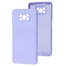 Чохол для Xiaomi Poco X3 Wave colorful light purple