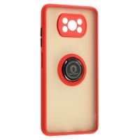 Чохол для Xiaomi Poco X3 LikGus Edging Ring червоний