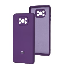 Чохол Xiaomi Poco X3 / X3 Pro Silicone Full camera purple