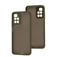 Чохол для Xiaomi Redmi 10 LikGus Totu camera protect хакі