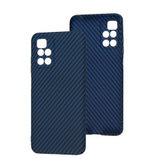 Чохол для Xiaomi Redmi 10 Carbon New blue