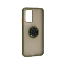 Чохол для Xiaomi Redmi 10 LikGus Edging Ring зелений (хакі)