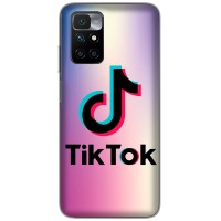 Чохол для Xiaomi Redmi 10 TikTok логотип дизайн