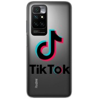 Чохол для Xiaomi Redmi 10 TikTok велике лого