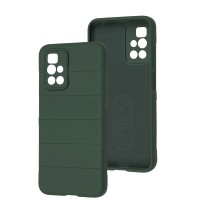 Чохол для Xiaomi Redmi 10 Shockproof protective dark green