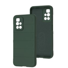 Чохол для Xiaomi Redmi 10 Shockproof protective dark green