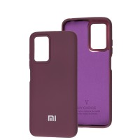 Чохол для Xiaomi Redmi 10 Silicone Full бордовий / maroon