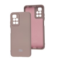 Чохол Xiaomi Redmi 10 Silicone Full camera рожевий / pink sand