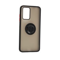 Чохол для Xiaomi Redmi 10 LikGus Edging Ring чорний/червоний