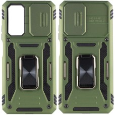 Чохол для Xiaomi Redmi 10 Camshield Army Ring оливковий / army green
