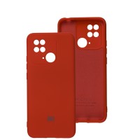 Чохол для Xiaomi Redmi 10C Silicone Separate camera червоний