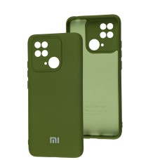 Чехол для Xiaomi Redmi 10C Silicone Full camera зеленый / army green