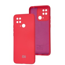 Чохол Xiaomi Redmi 10C Full camera розовий / barbie pink