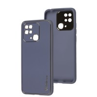 Чохол для Xiaomi Redmi 10C Leather Xshield lavender gray