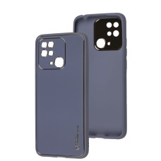 Чохол для Xiaomi Redmi 10C Leather Xshield lavender gray