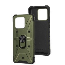 Чохол для Xiaomi Redmi 10C Pathfinder ring ударостійкий зелений / arm green