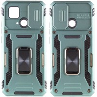 Чохол для Xiaomi Redmi 10C Camshield Army Ring блакитний / light blue