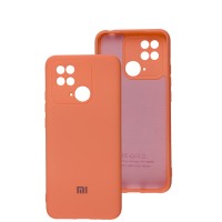 Чохол для Xiaomi Redmi 10C Silicone Separate camera персиковий
