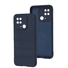 Чохол для Xiaomi Redmi 10C Shockproof protective темно-синій