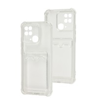 Чохол для Xiaomi Redmi 10C WXD Card Pocket прозорий