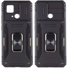 Чохол для Xiaomi Redmi 10C Camshield Army Ring чорний
